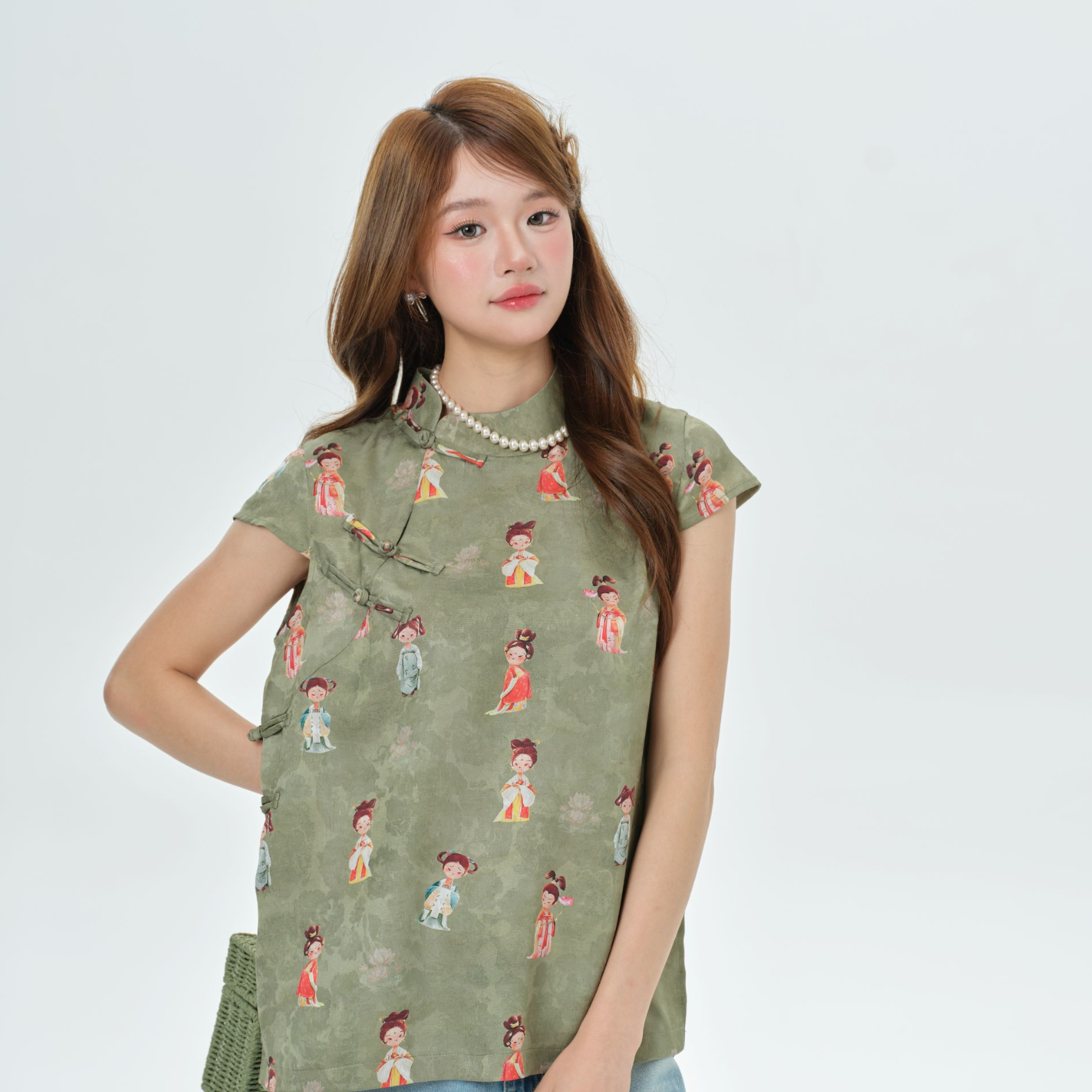 未央/重生小个子春夏新款短袖仕女中国风清新日常百搭显瘦