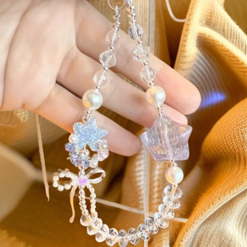 精致串珠设计可作相机链背包钥匙扣