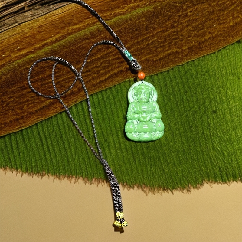  【298【商品展示连接】---新年王炸款俄罗斯碧玉高品质观音吊坠