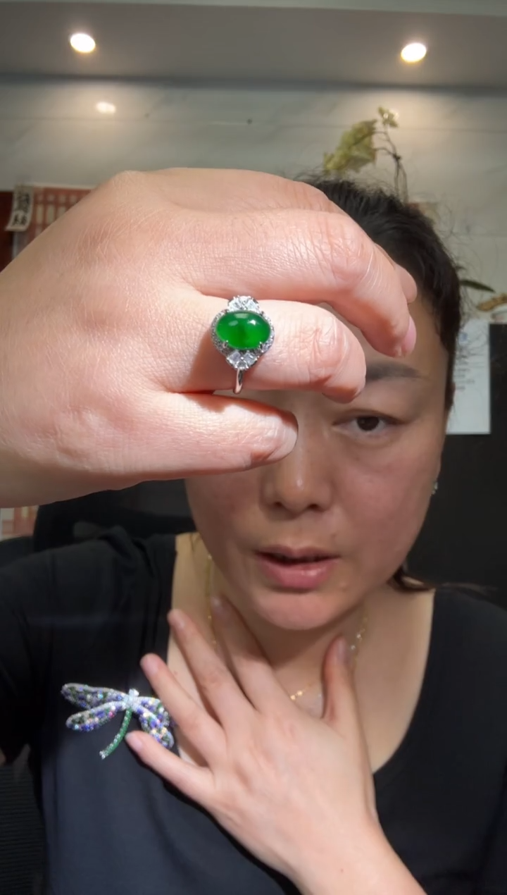 颈饰银S925镶嵌翡翠00005902