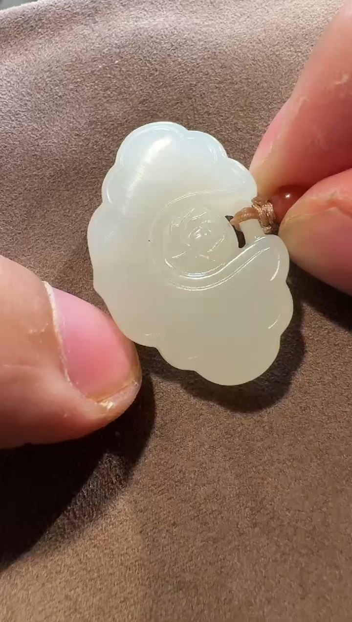 【闪购商品】和田玉吊坠未镶嵌1401平安锁