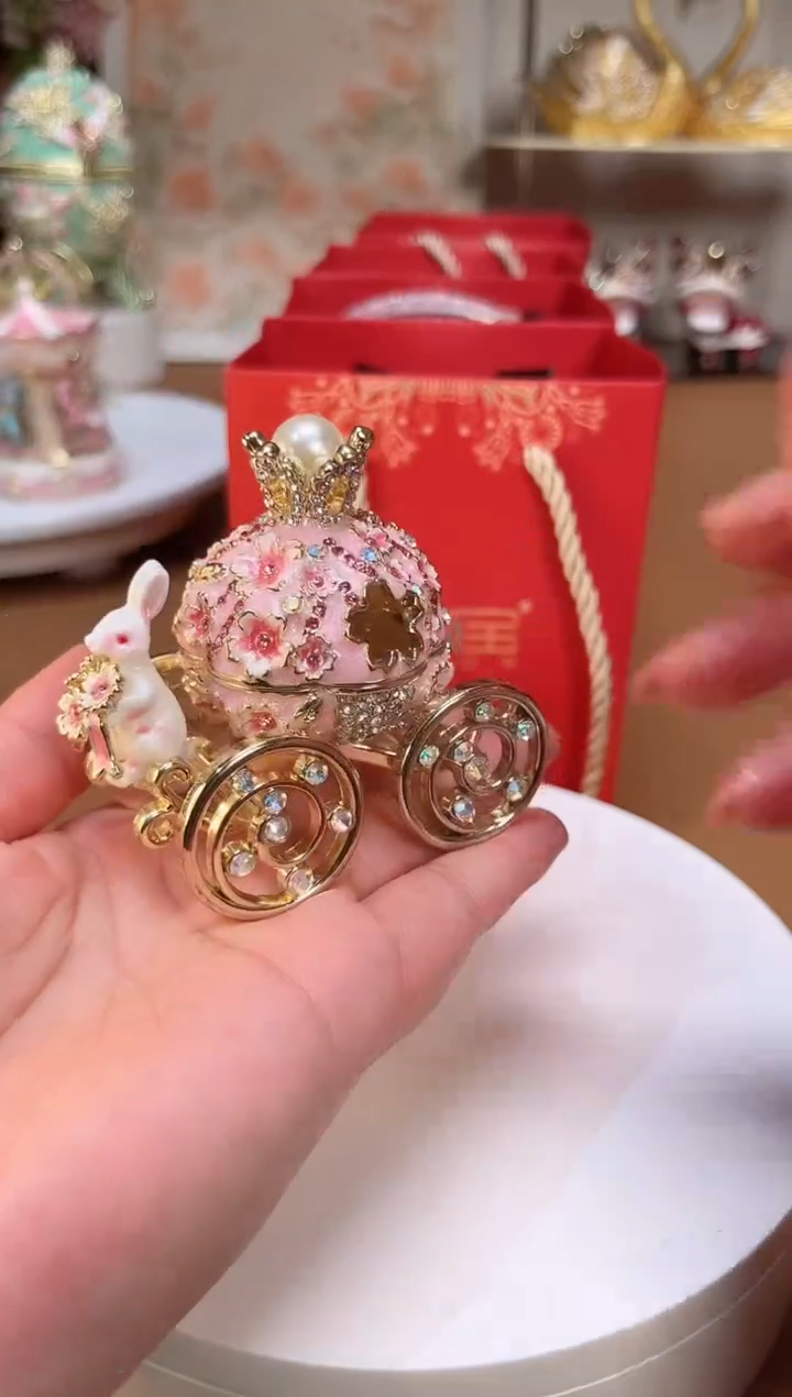 【闪购商品】易尚宝珐琅彩首饰盒