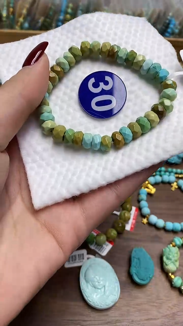 【闪购商品】绿松石手串未镶嵌30