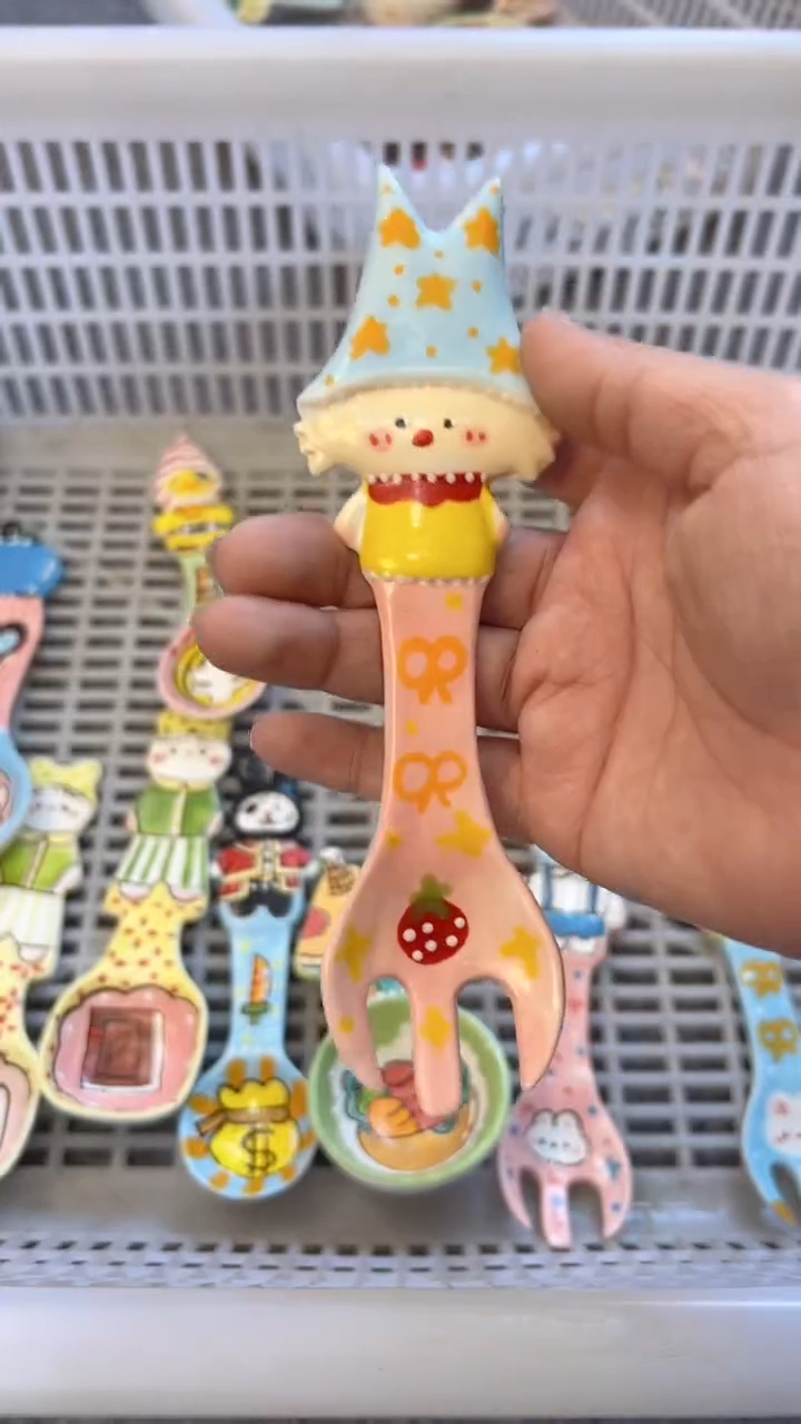 摆件陶景德镇陶瓷手绘