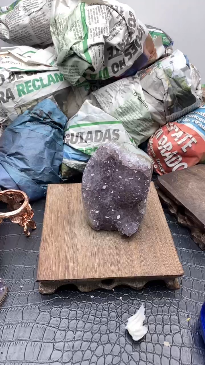 【闪购商品】紫晶1未镶嵌414号摆件