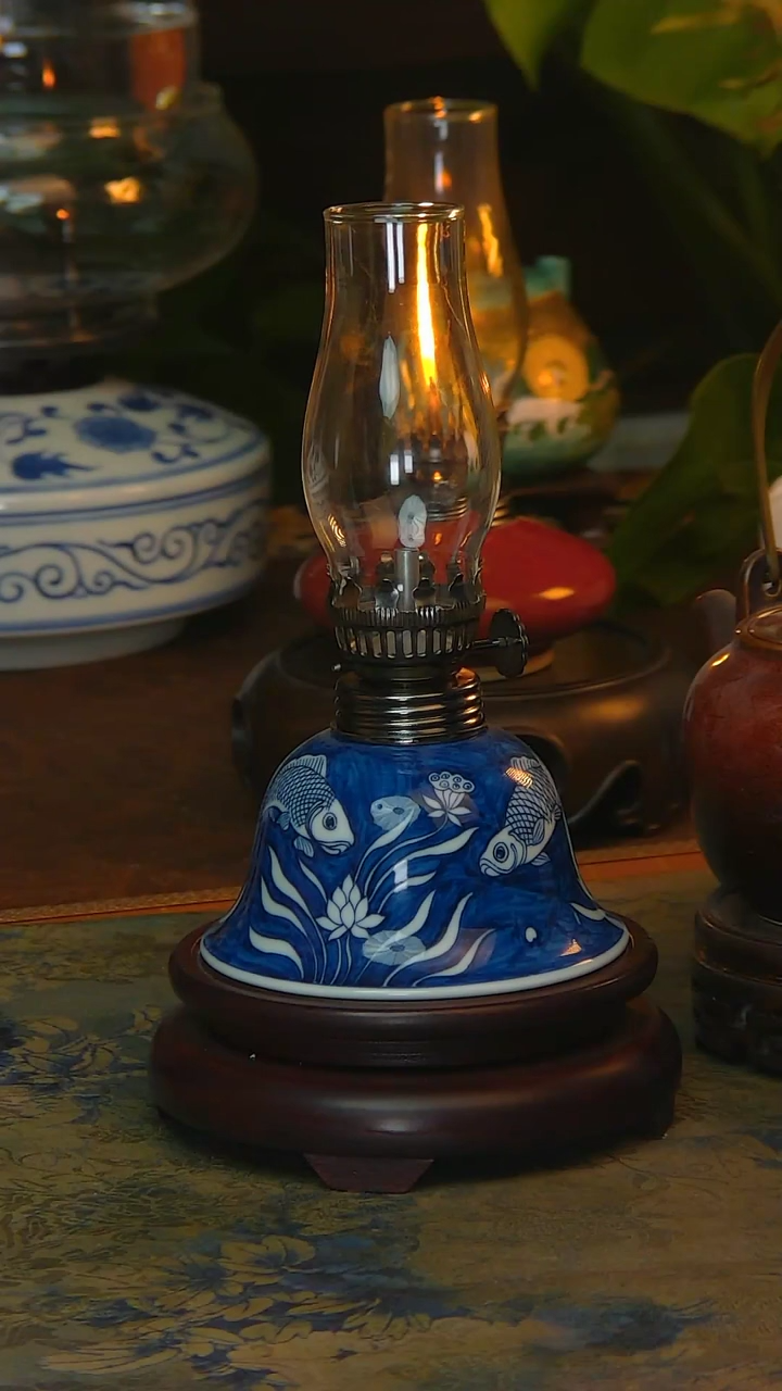 【闪购商品】景德镇陶瓷灯摆件