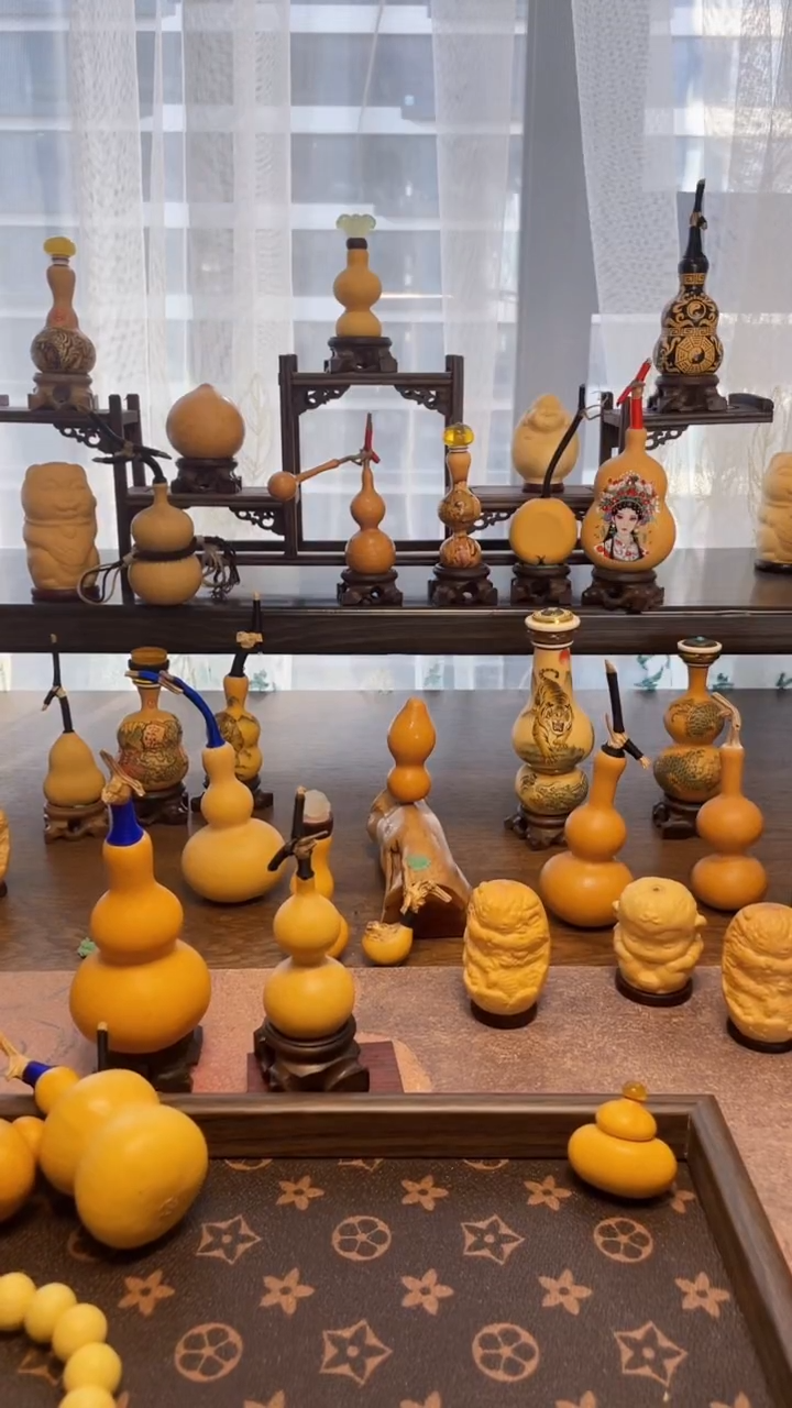 唵****吽桌面摆件文玩葫芦