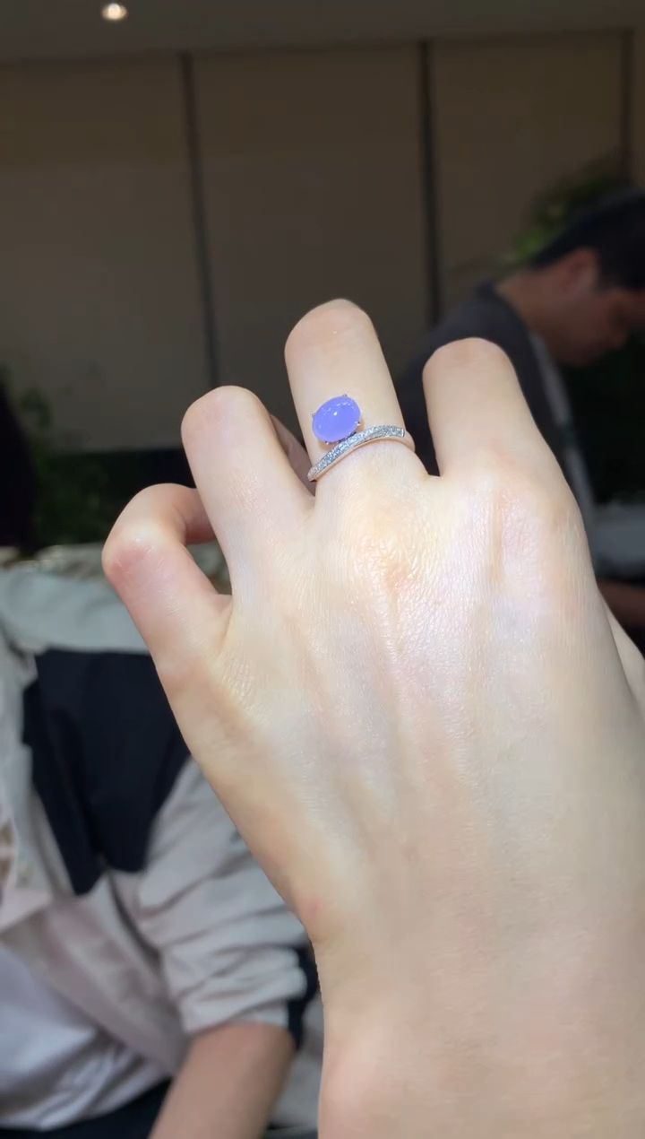 【闪购商品】翡翠戒指18K金镶嵌|不退不换