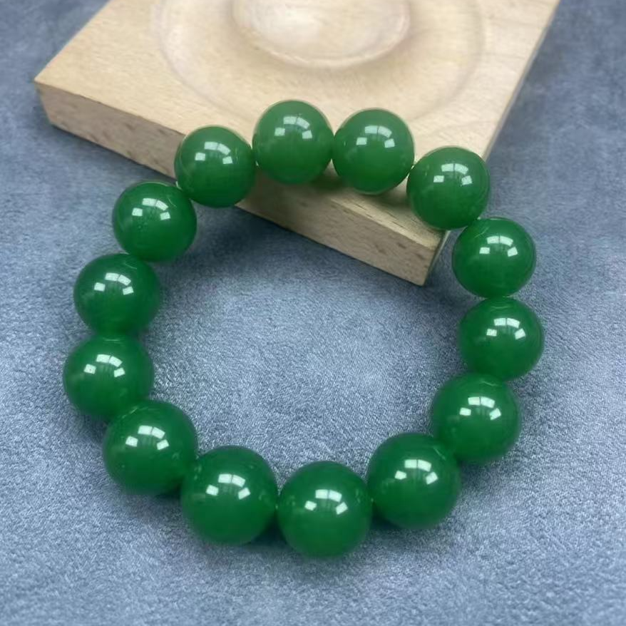 F206冰绿16mm手串经典精品时尚气质百搭情侣款多样性发其一