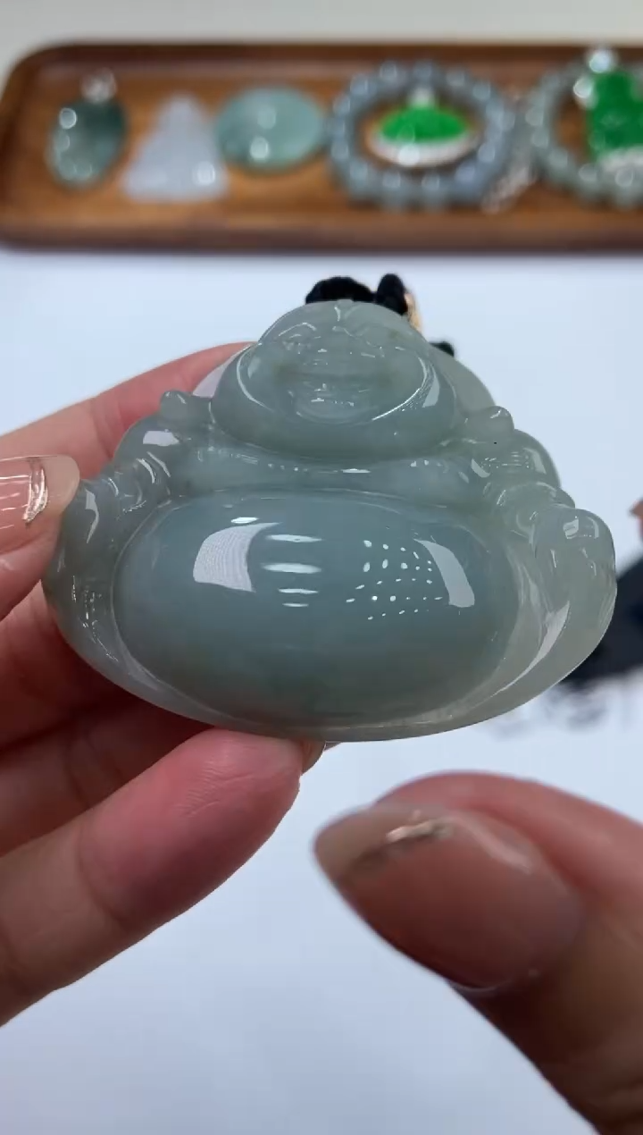 【闪购商品】翡翠未镶嵌挂件280489/佛公  多样性一件发