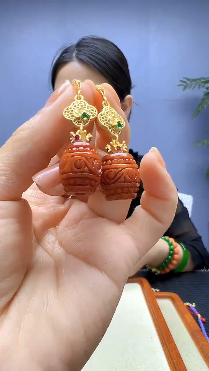 翡翠14K金镶嵌颈饰易安diy严选颈饰