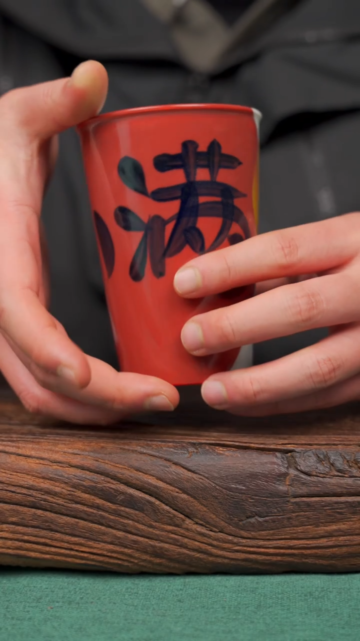 【闪购商品】瓷片58景德镇杯釉下手工手绘瓷器 