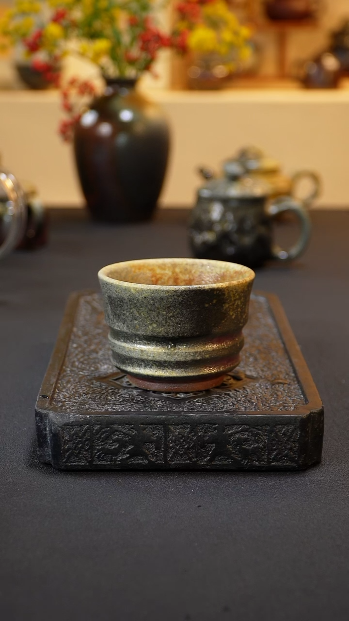 茶壶紫砂纯自然柴烧