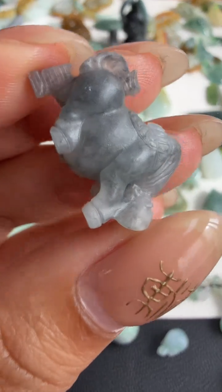 未镶嵌定制翡翠14.6*22.3*8.5/180+18