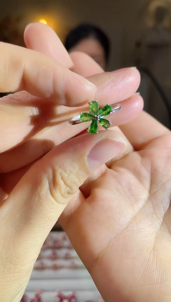 银S925镶嵌手饰石榴石手饰