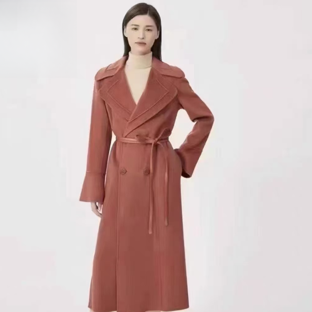 不支持退换/翻领毛呢外套女呢大衣设计师女装5400630