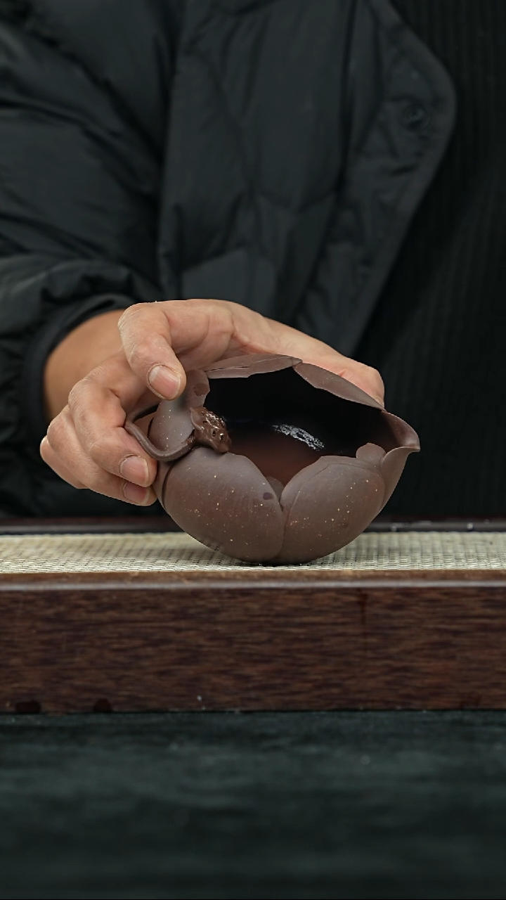 【闪购商品】紫砂茶杯@@AQ14878刘丁齐荷公道