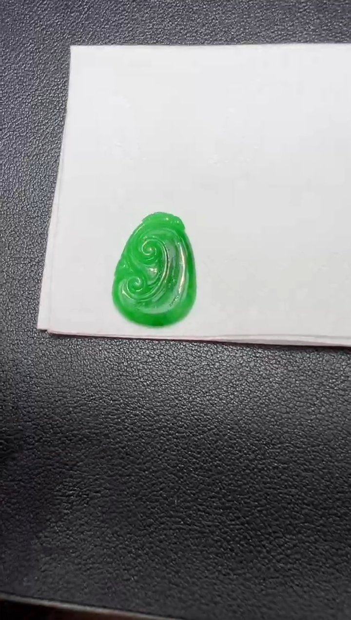 【闪购商品】定制翡翠未镶嵌24.1*17.1*2.9如意