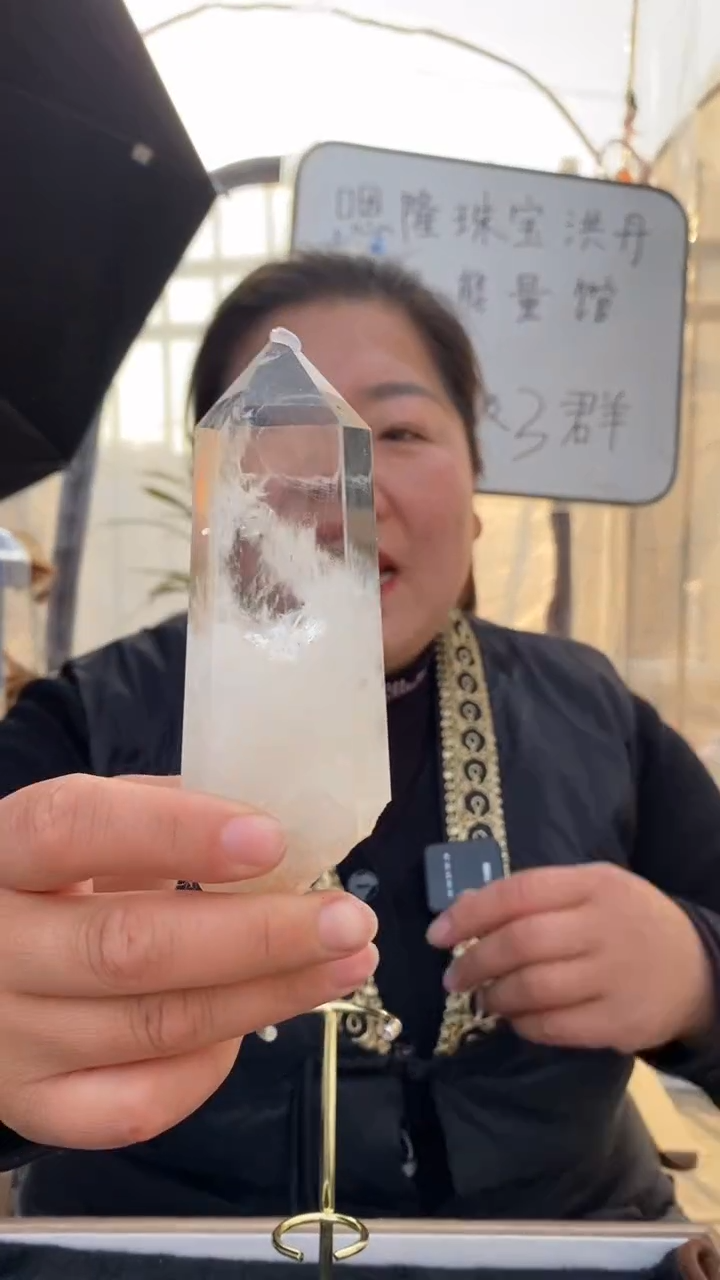 【闪购商品】水晶柱子未镶嵌白水晶柱子D334