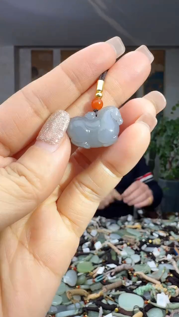 颈饰未镶嵌和田玉拍一发一多样性发货