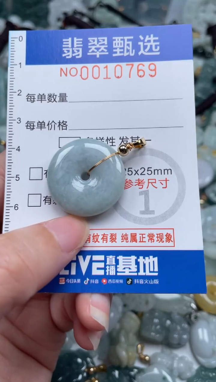 颈饰未镶嵌翡翠10769