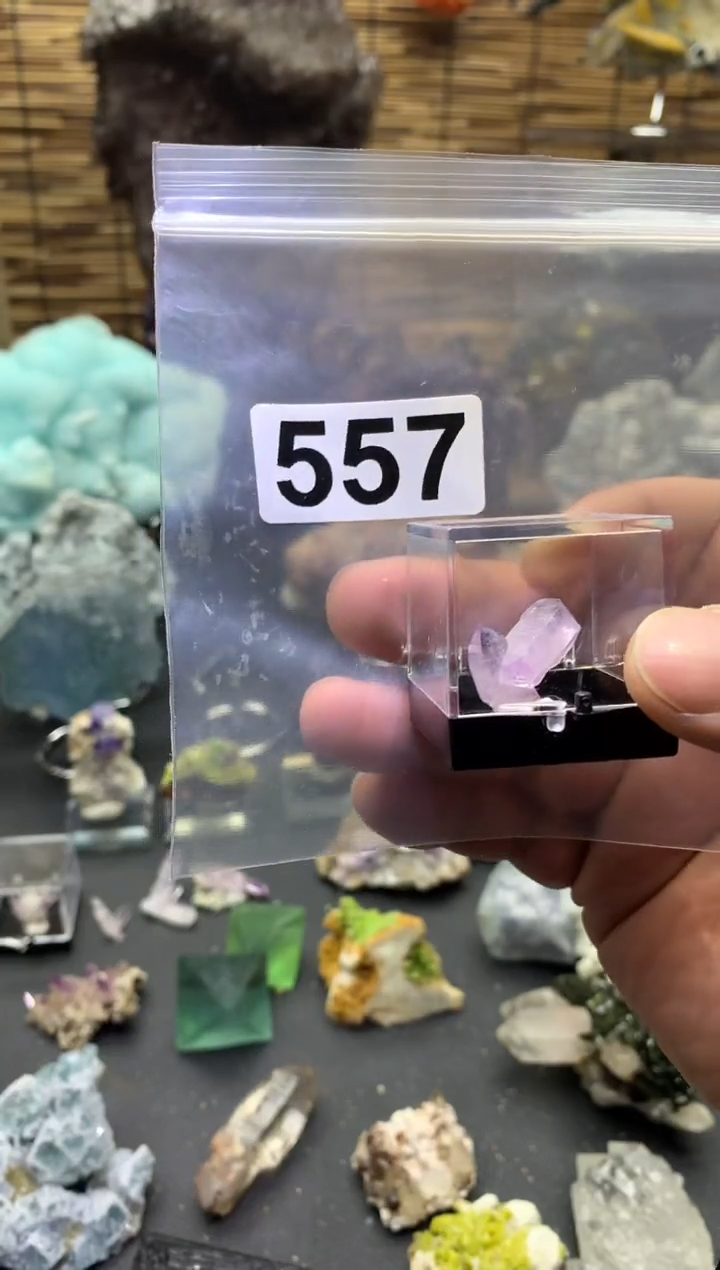 【闪购商品】紫晶珠宝半成品银S925镶嵌水晶557