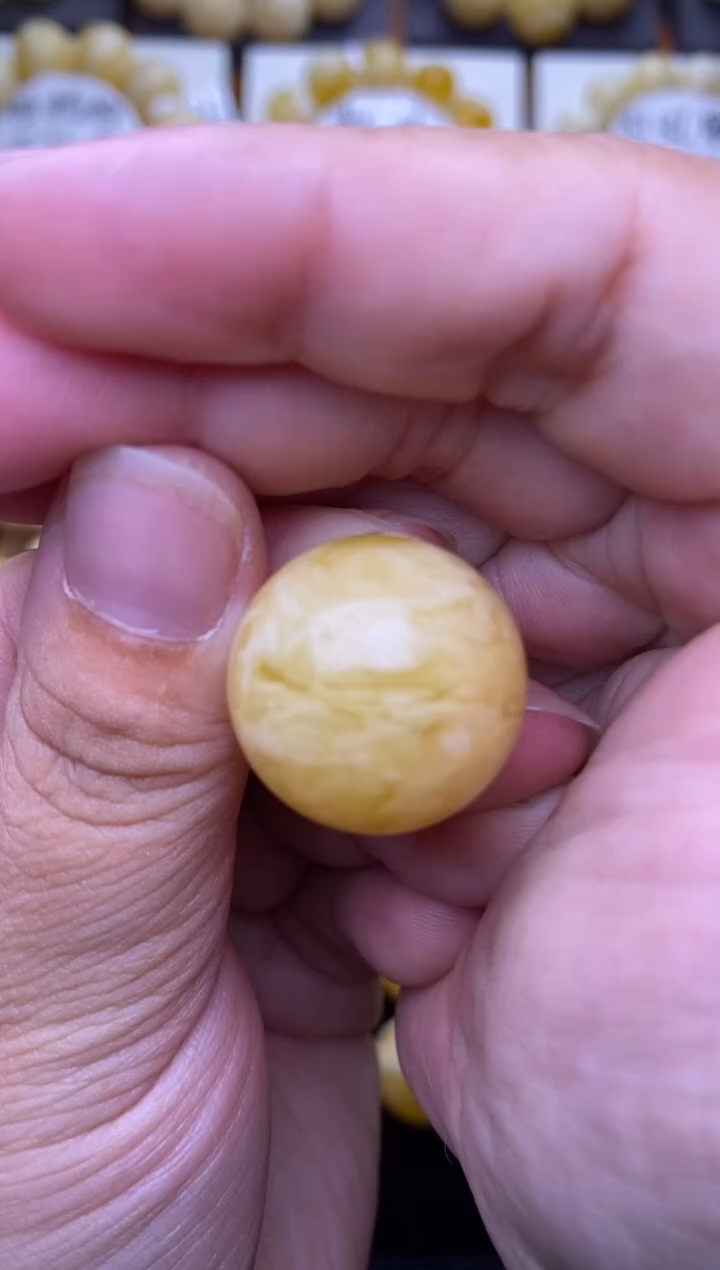 裸石琥珀未镶嵌大小姐珠宝严选136