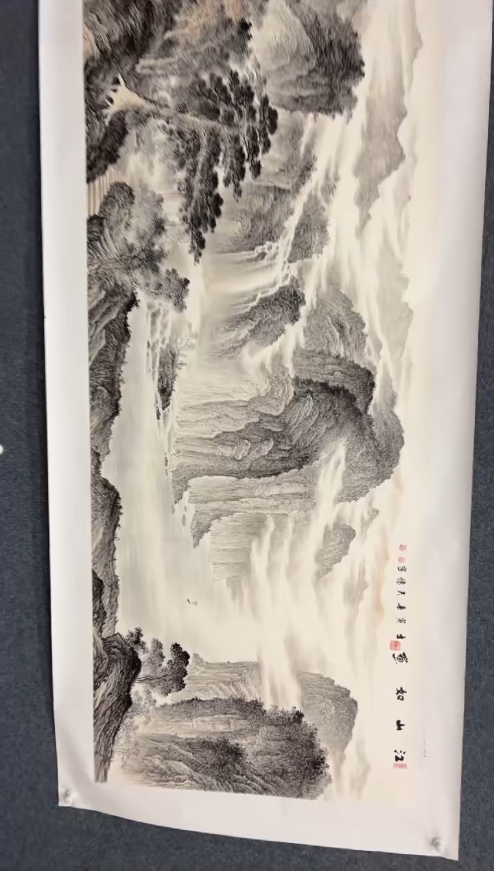 【闪购商品】国画2.15-王夫怀-小8尺-红原-033