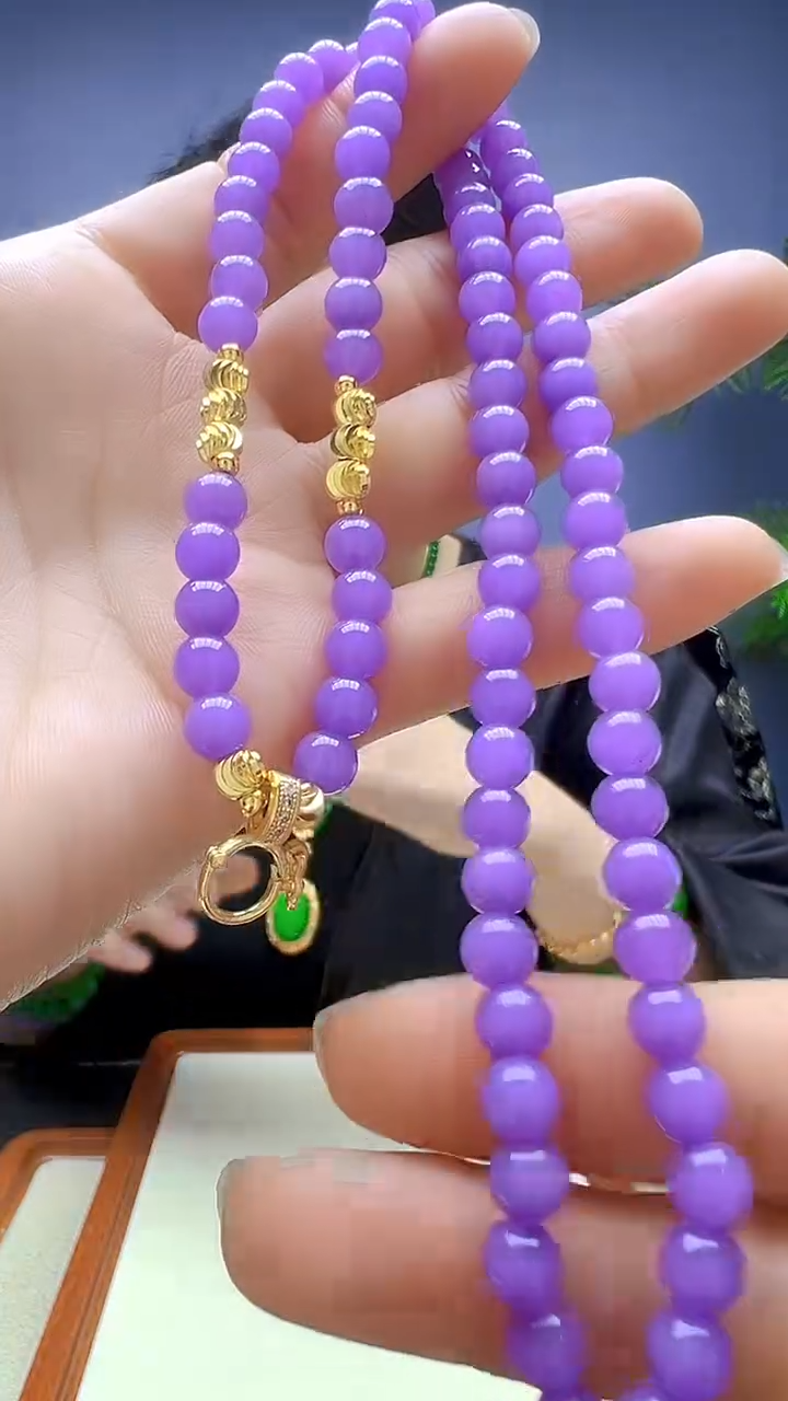 【闪购商品】翡翠颈饰14K金镶嵌颈饰