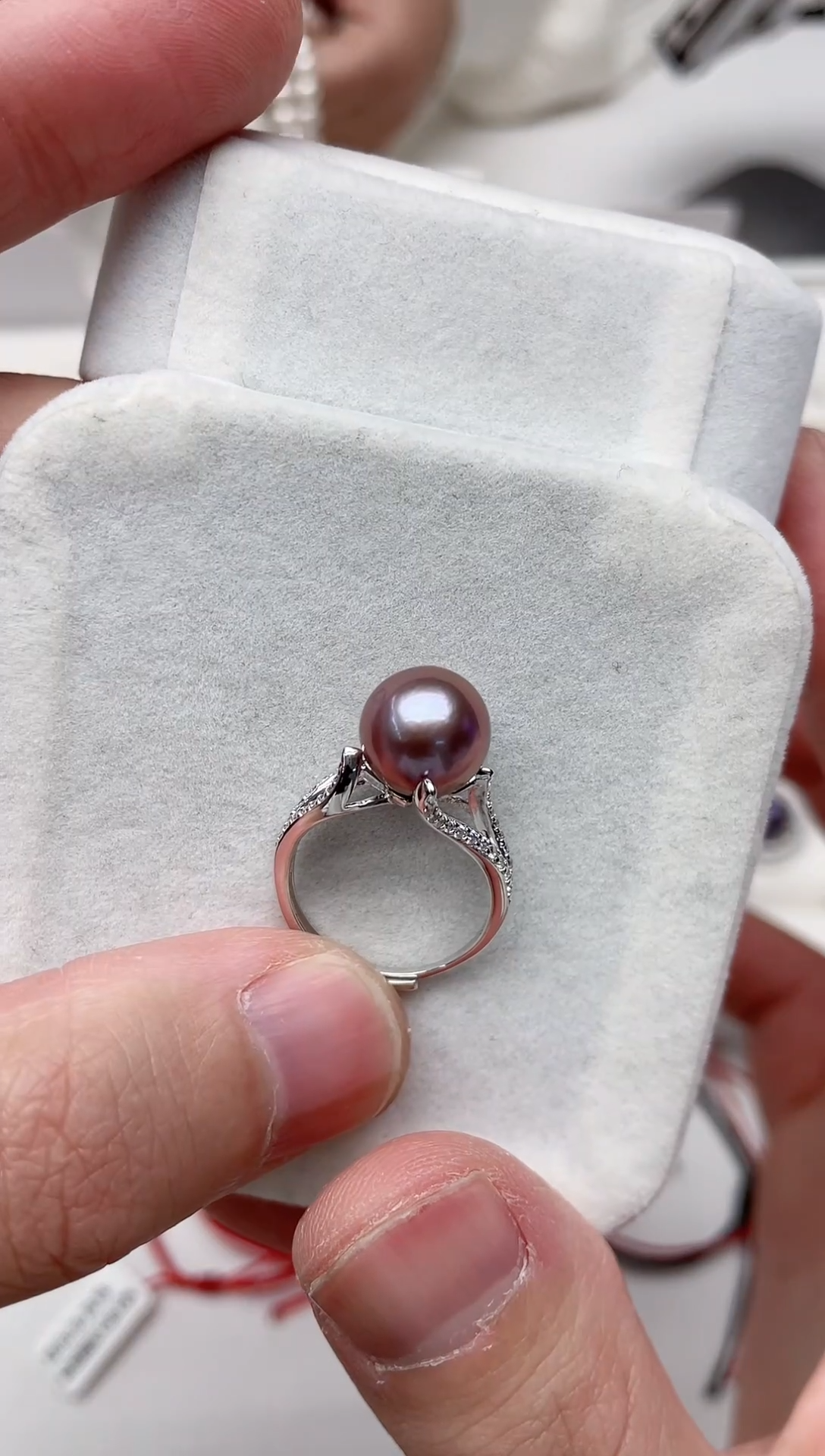 【闪购商品】淡水珍珠戒指银S925镶嵌戒指