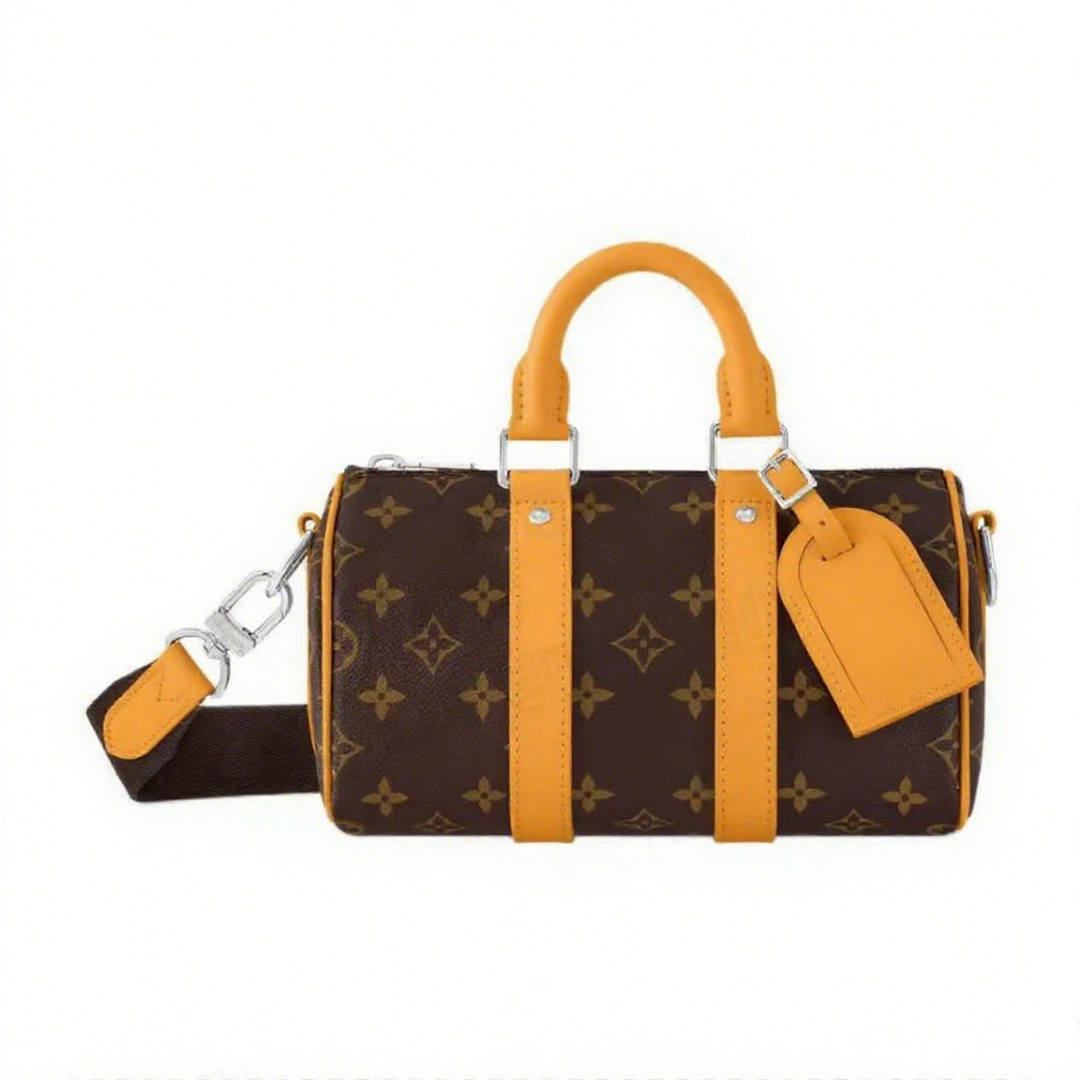 【包你满意】【原厂代级】A12 keepall 35 大枕头 旅行包老花35*15