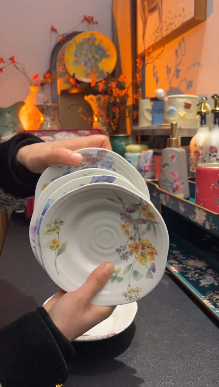  外贸陶瓷铁艺家居百货/5只