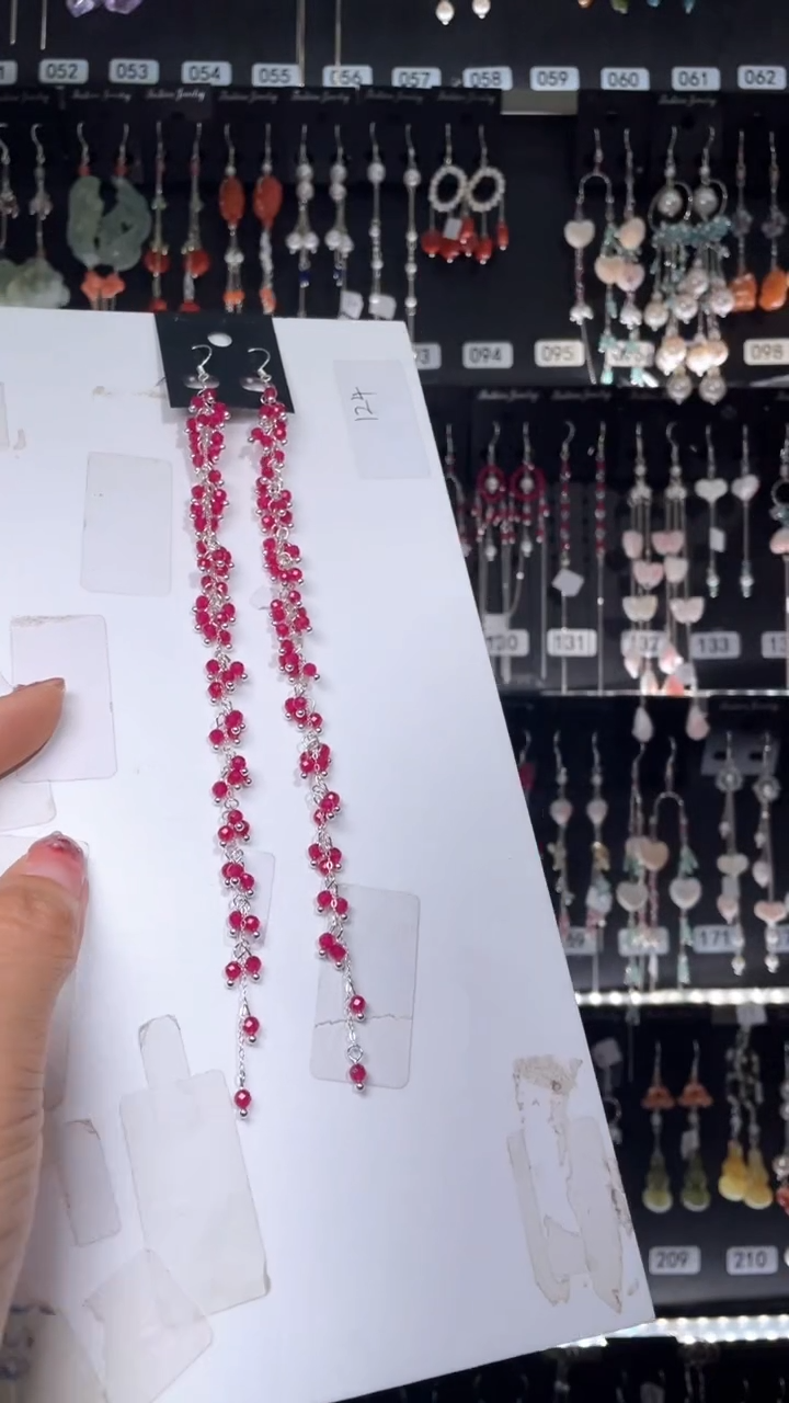 紫晶耳饰银S925镶嵌w2发1