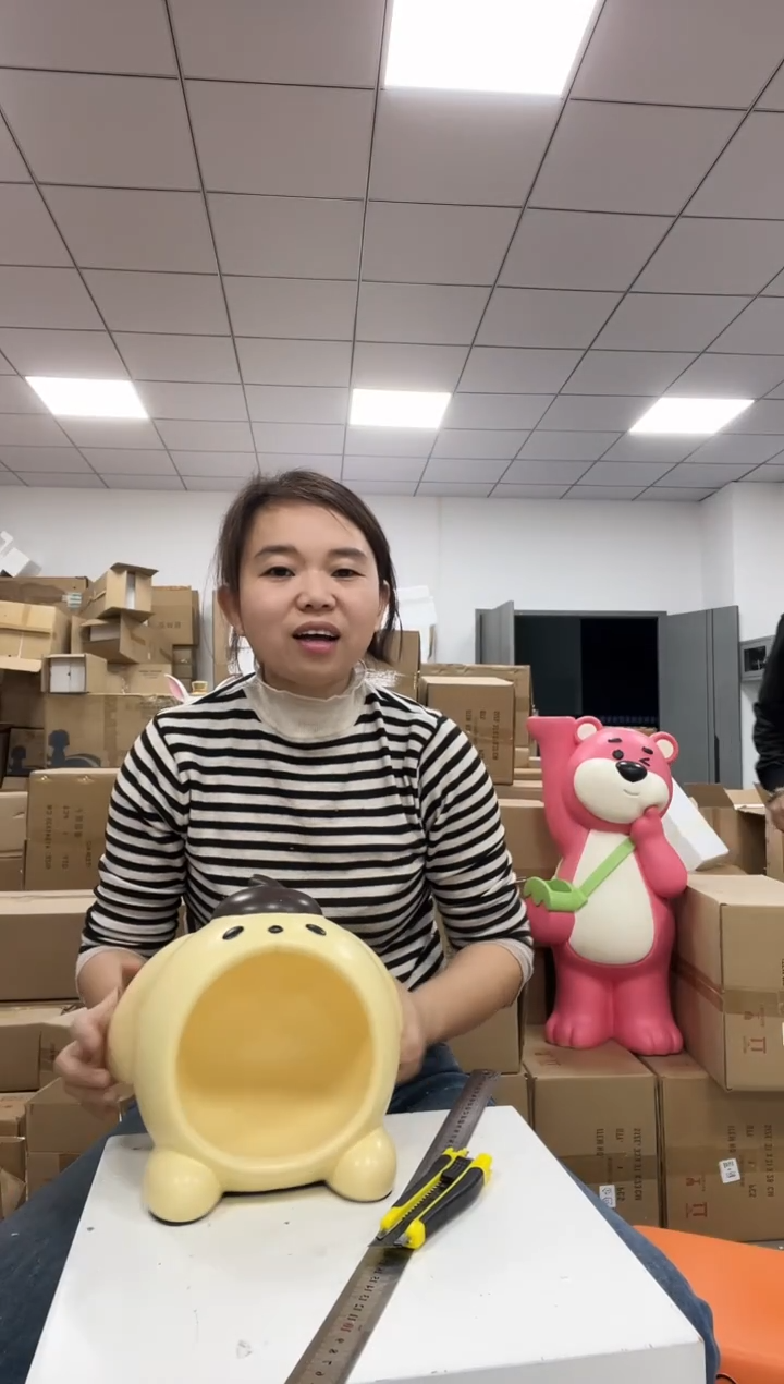 树脂小狗德德收纳摆件