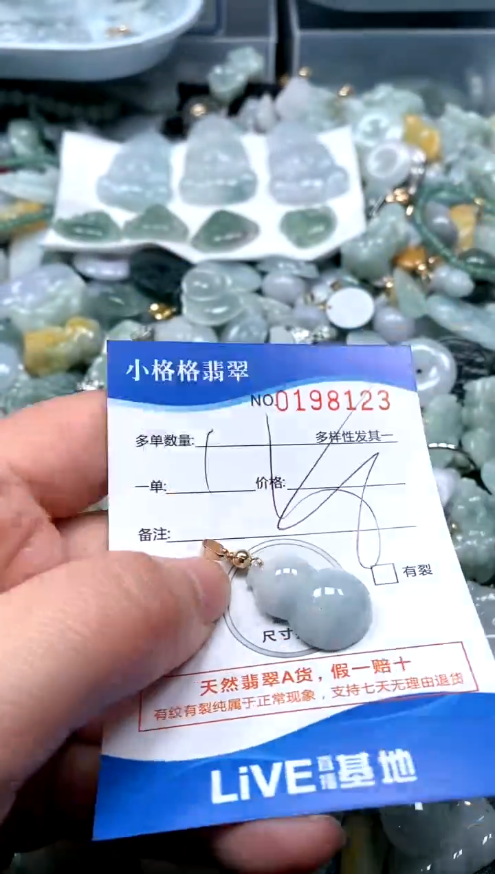 【闪购商品】翡翠颈饰未镶嵌闪购商品0198123