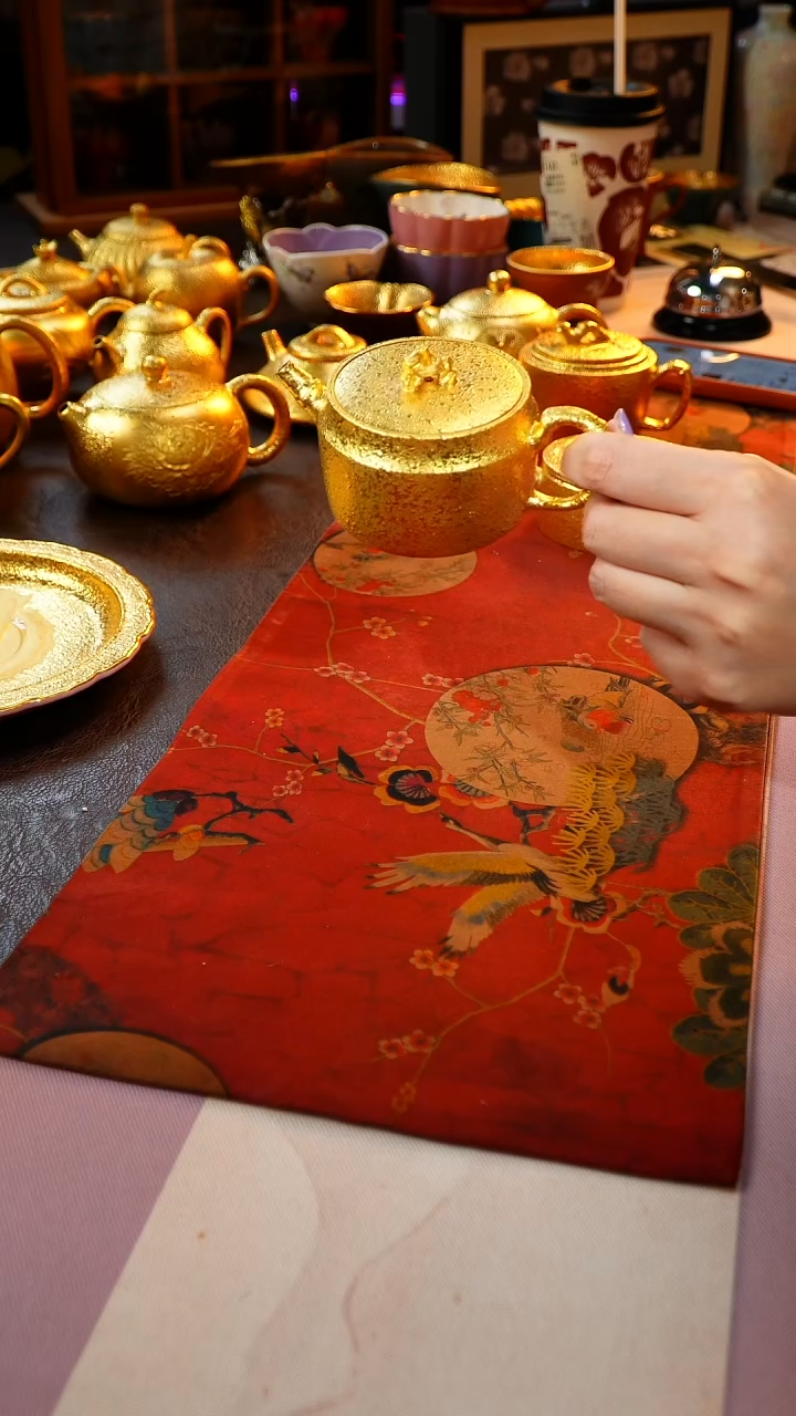 茶杯紫砂【宜景窑系列】金壶
