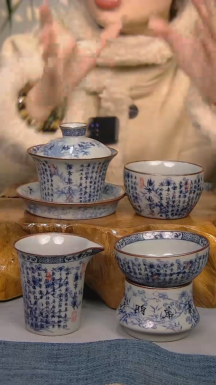【闪购商品】4件套陶瓷茶具家用简装系列 