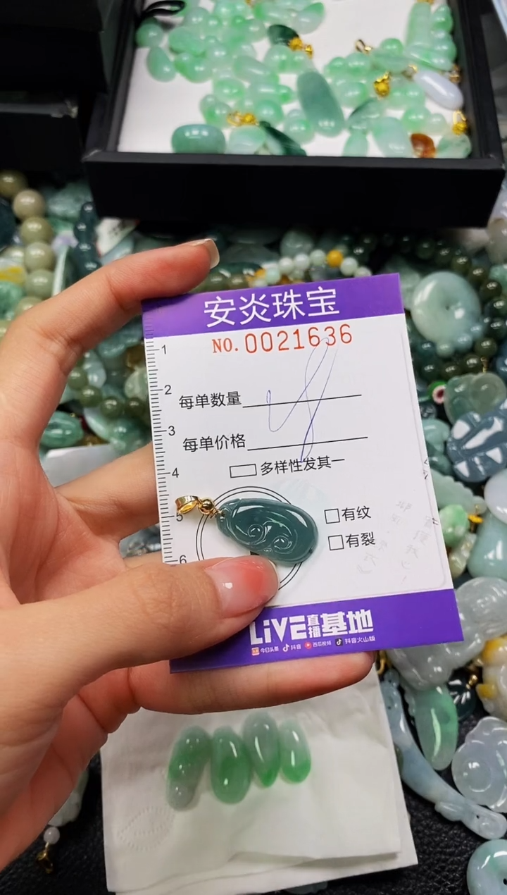 颈饰未镶嵌翡翠闪购0021636
