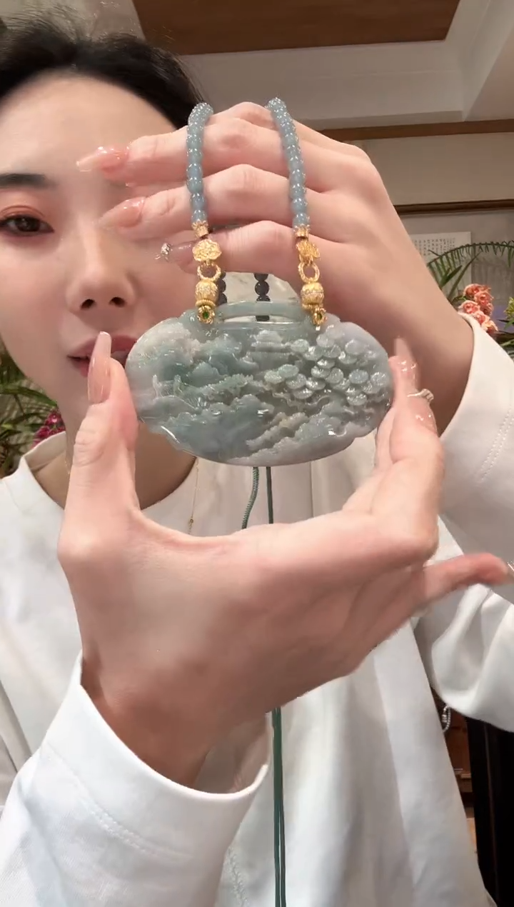 【闪购商品】翡翠颈饰未镶嵌国风