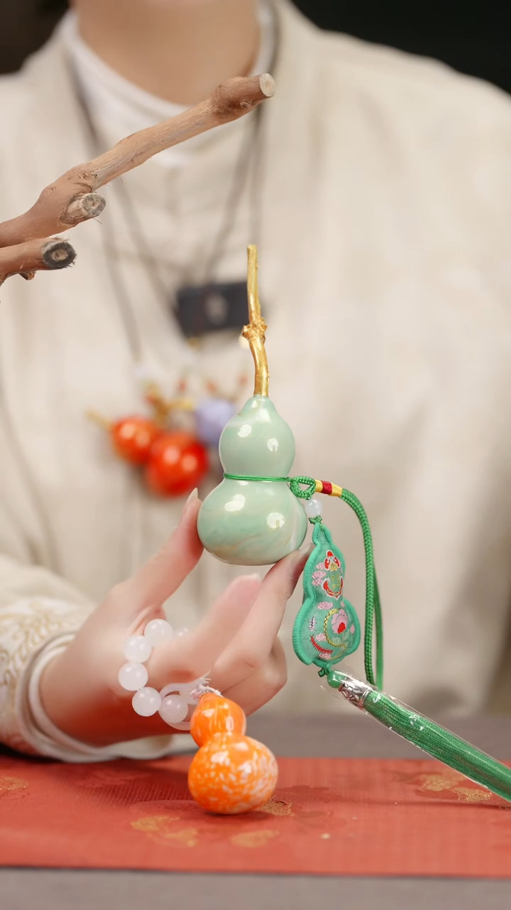 【闪购商品】302大漆葫芦手捻车挂脖挂摆件