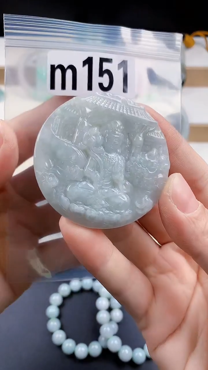 颈饰未镶嵌翡翠天然翡翠吊坠挂件