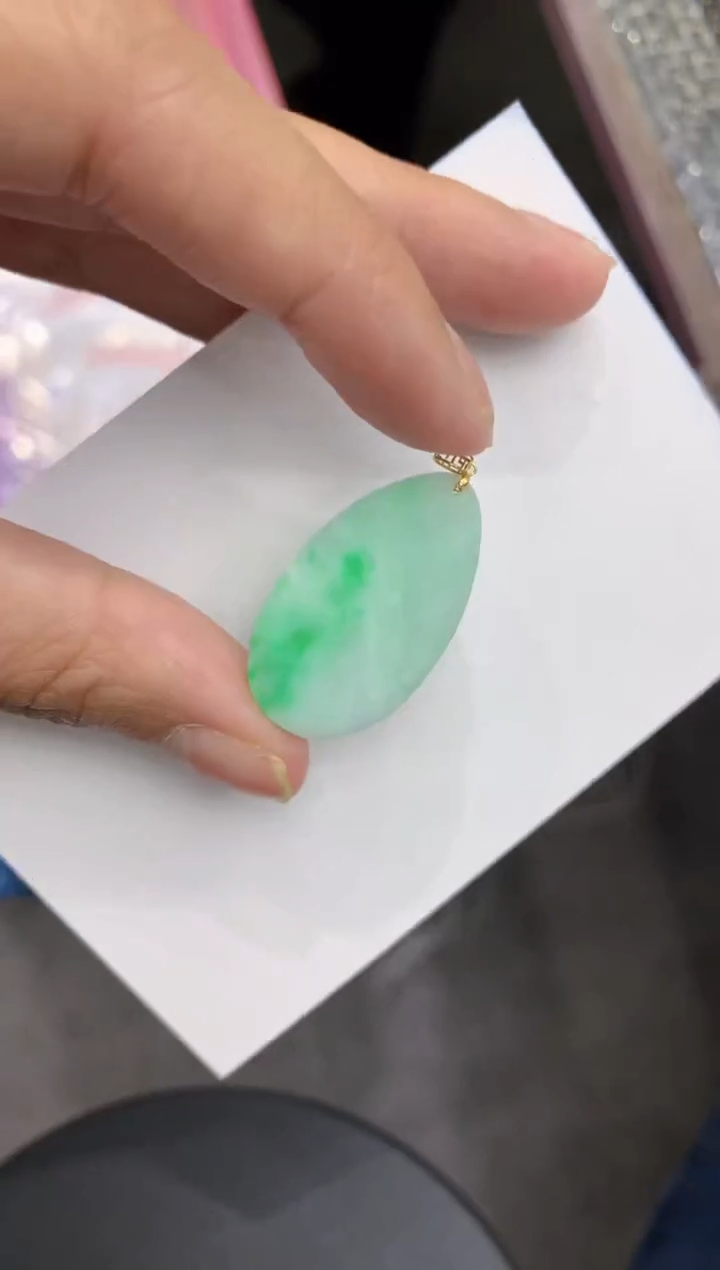 【闪购商品】翡翠颈饰18K金镶嵌111111111111