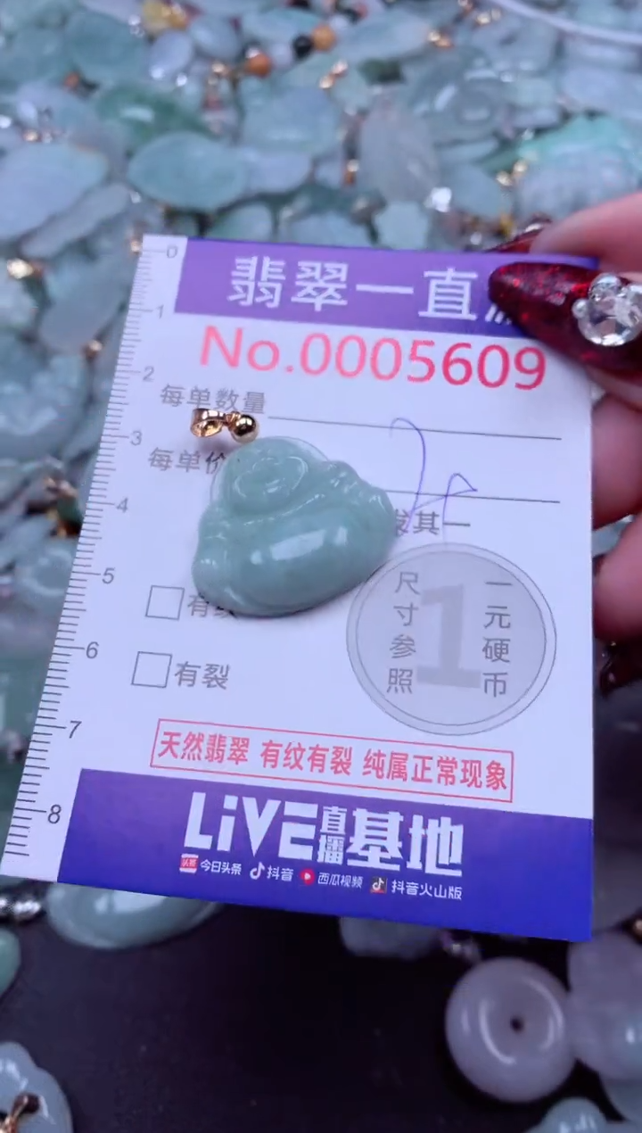 吊坠(不含链)未镶嵌翡翠5609