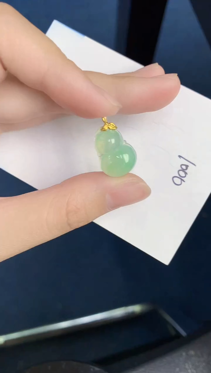 【闪购商品】翡翠颈饰18K金镶嵌0000000000