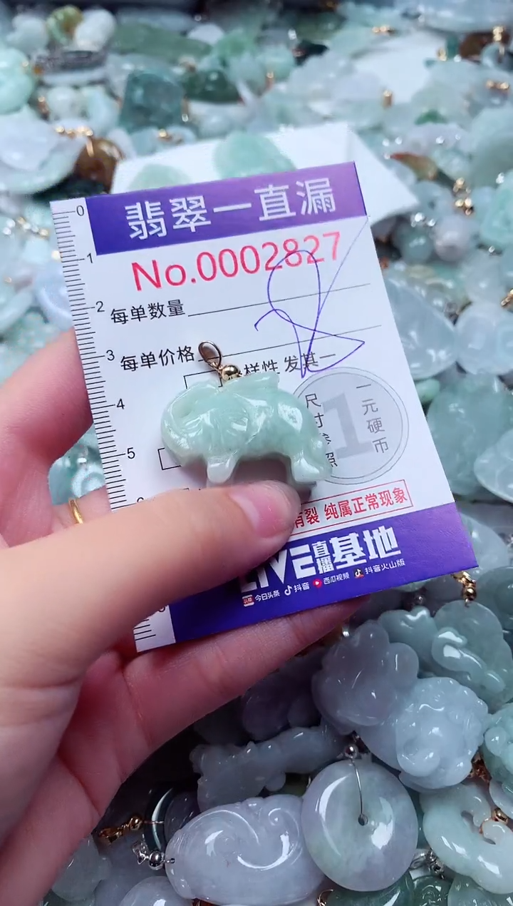 吊坠(不含链)未镶嵌翡翠2827