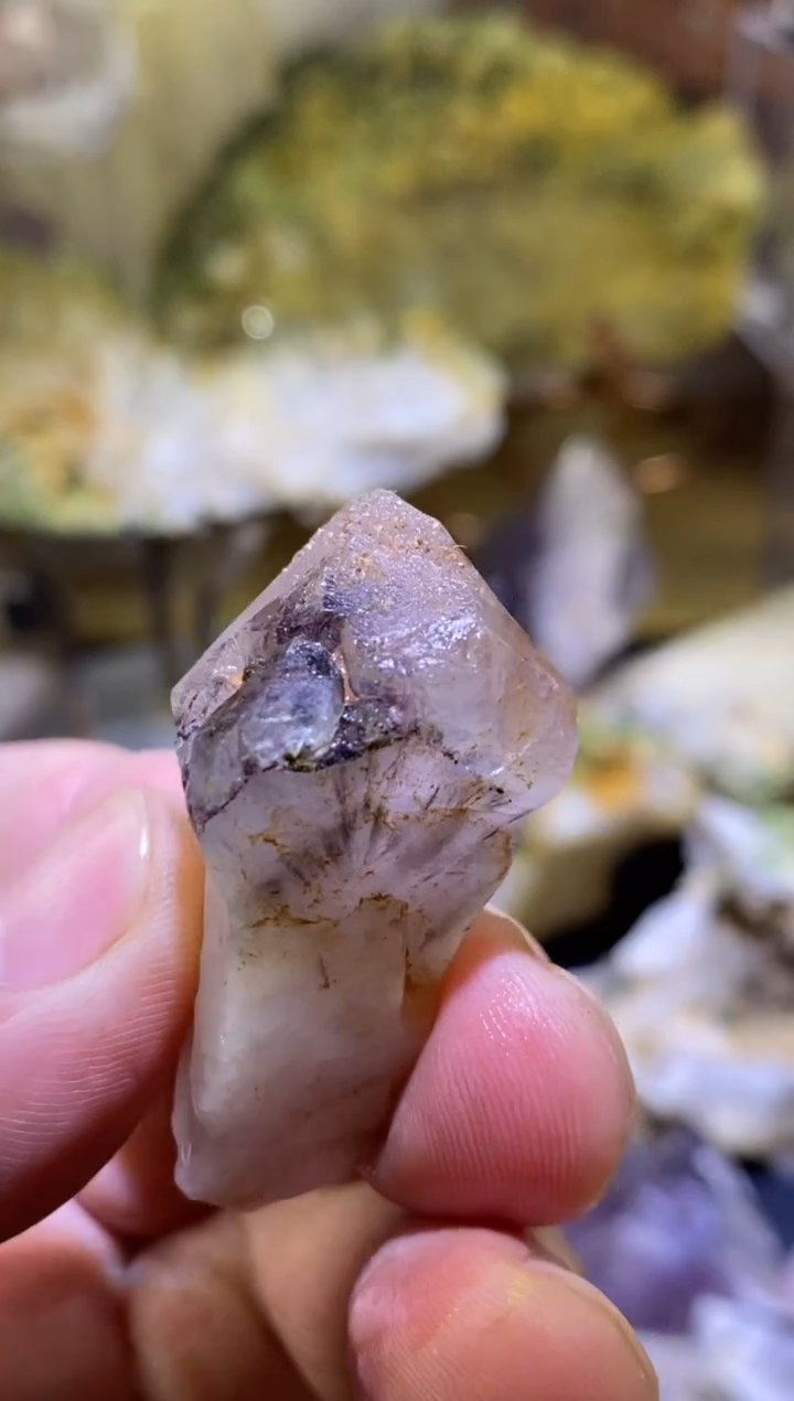 未镶嵌珠宝半成品水晶82号四川超七花园水晶