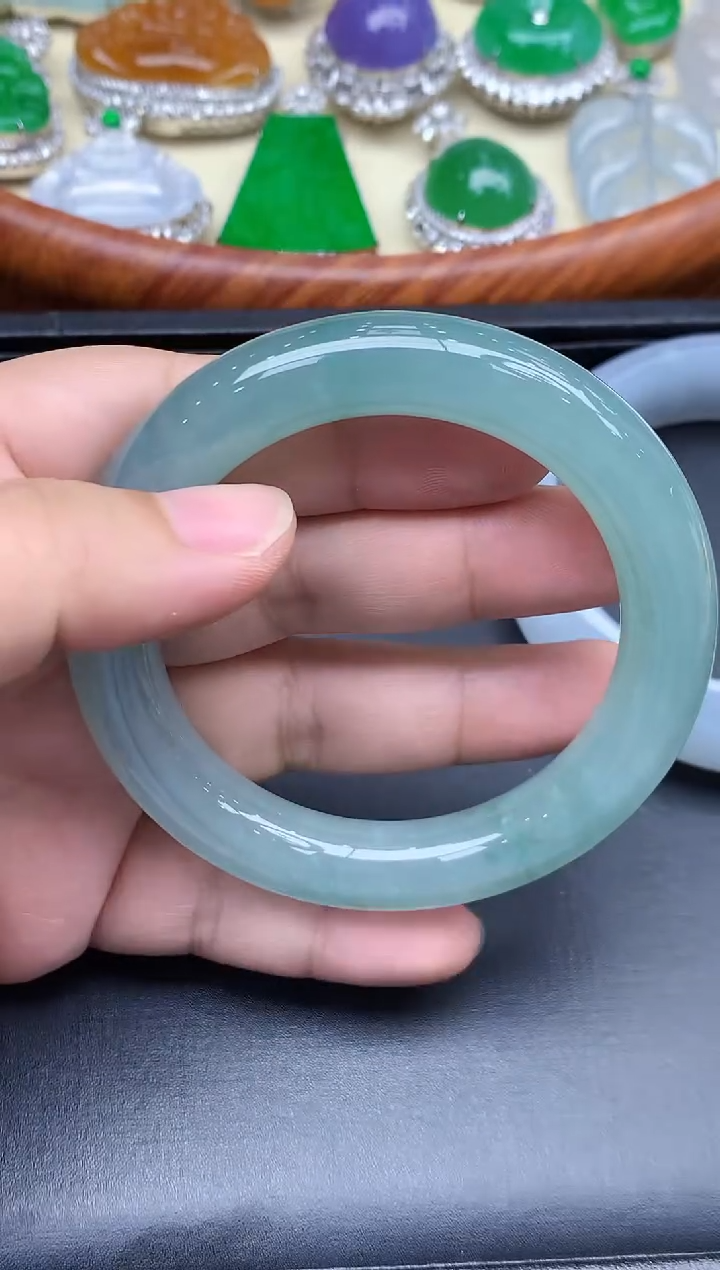 未镶嵌手镯翡翠603-中国好珍宝