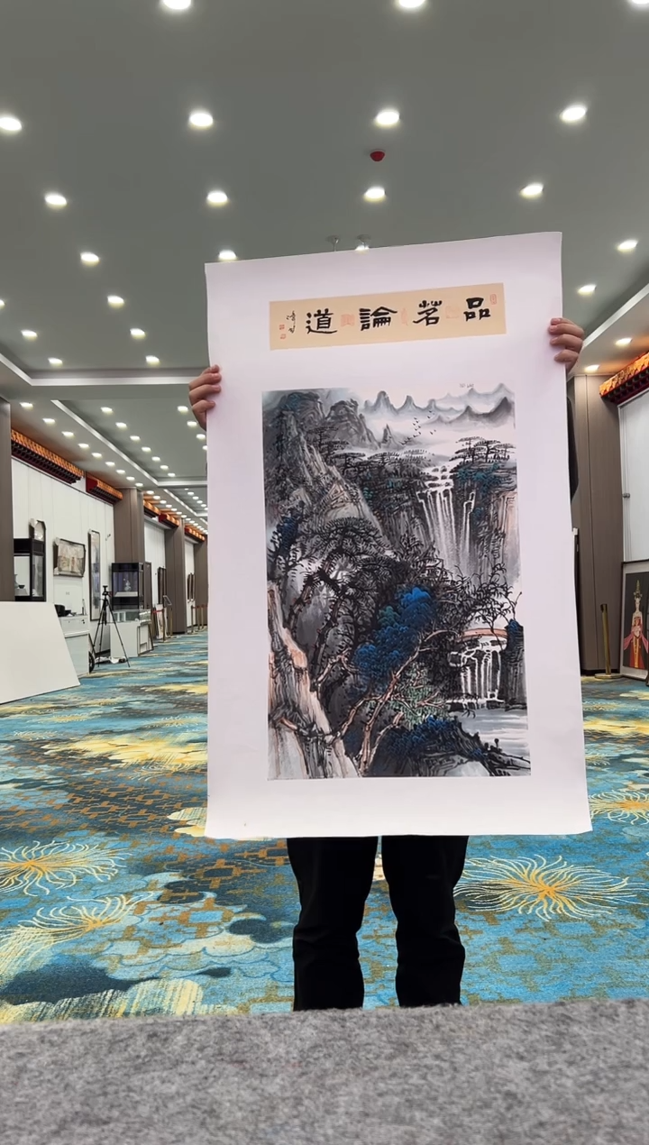 国画朱大明展览精品