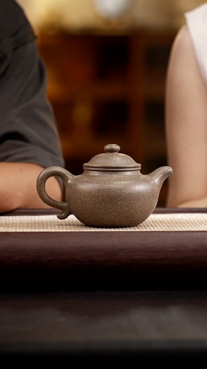 茶壶紫砂桃花泥莲子
