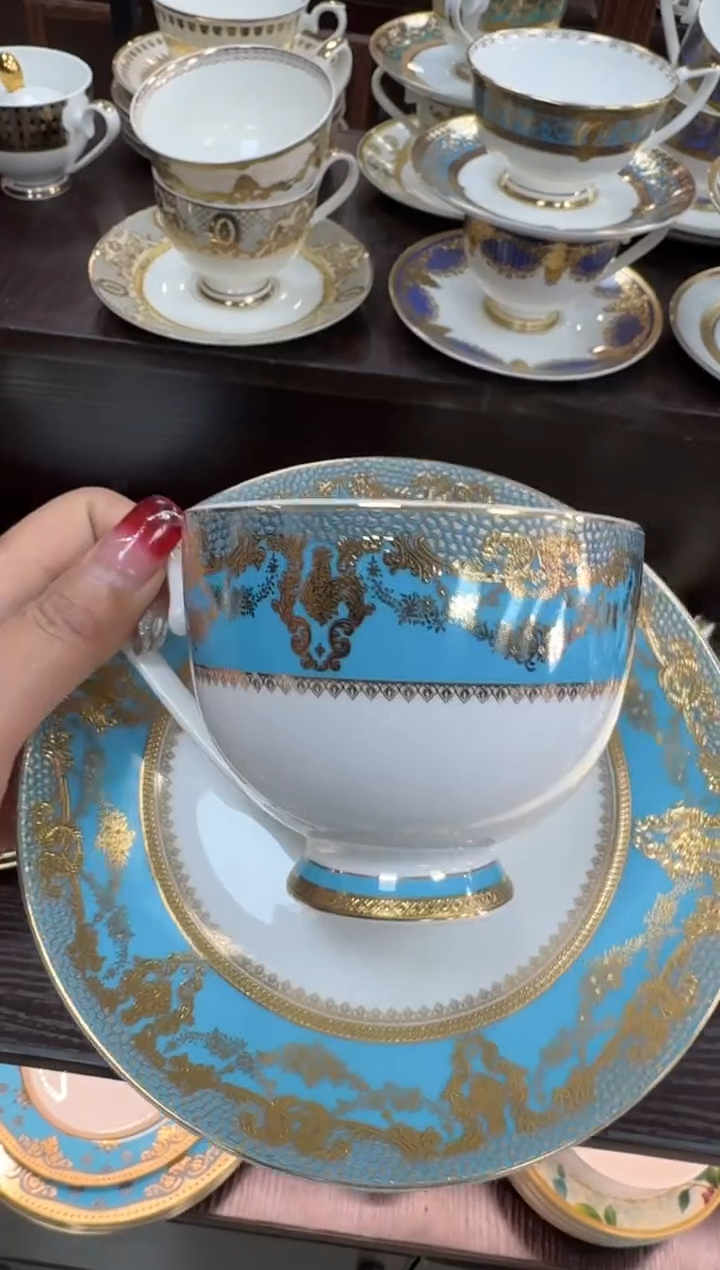 【闪购商品】瓷片200cc一杯一碟 瑕 福利价